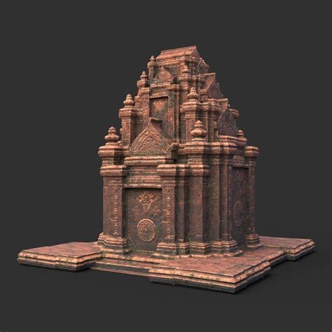 temple door 3d model
